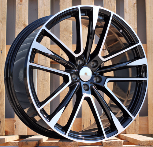RACINGLINE R21x10 5X114.3 ET 42 67.1 H1005 (FB0469J) Black Polished (MB) For MASER (K7) (FORGED Maserati (Rear+Front)