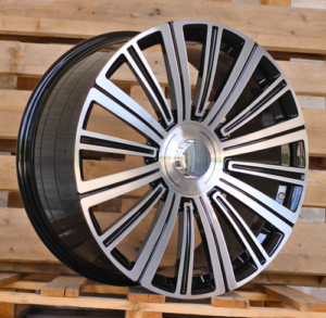 RACINGLINE R23x11 5X112 ET 47 66.6 FB0620P Black Polished (MB) For MER (K7) (FORGED (Rear+Front)