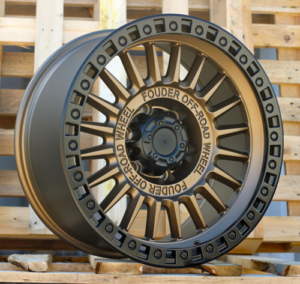 RACINGLINE R18x9 6X139.7 ET 0 110.1 JT222 Bronze+Polished Lip (YYPL) For 4X4 (K3)