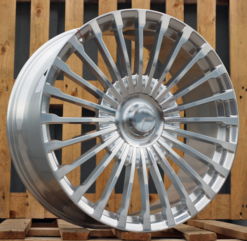 RACINGLINE R23x11 5X112 ET 47 66.6 XFRGW618 (FB0266P) Full Polished (FPL) For MER (K7) (FORGED (Rear+Front)