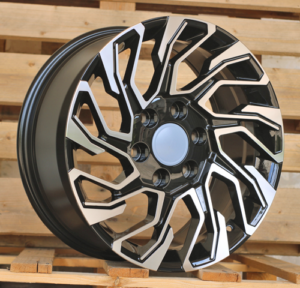 RACINGLINE R20x8.5 6X139.7 ET 25 106.1 H964F Black Polished (MB) For TOYOT (Z6) (HYBRID FORGED)