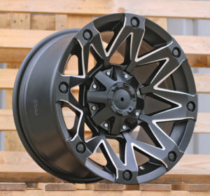 RACINGLINE R16x8.5 6X114.3 ET 0 66.1 JT126 Black Matt (BM) For 4X4 (K3+Z5) (Milling)