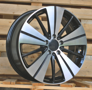 RACINGLINE R18x7.5 5X112 ET 52 66.5 H3298F Black Polished (MB) For MER (K7+Z3) (HYBRID FORGED)