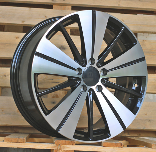 RACINGLINE R18x7.5 5X112 ET 52 66.5 H3298F Black Polished (MB) For MER (K7+Z3) (HYBRID FORGED)