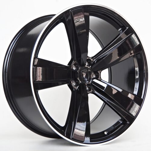 Performance Wheels Marvin 9,5X21 5X112 ET26 66,5 Black Machined Lip