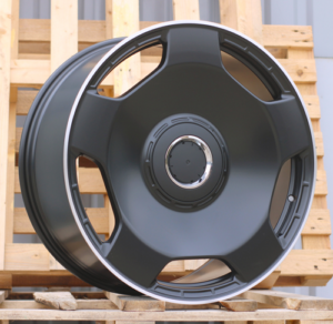 RACINGLINE R22x10 5X112 ET 46 66.6 F5133 Black Half Matt+Polished Lip (BLHMPL) For MER (P1) (HYBRID FORGED MONOBLOCK Rear+Front)