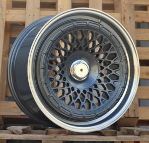 RACINGLINE R18x8.5 10X112/120 ET 30 72.6 1308B Gun Metal+Polished Lip (GMPL) For RACIN (Z4) (ROTIFORM MOTOSPORT Style Rear+Front)