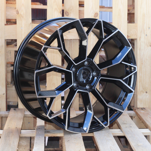 RACINGLINE R21x10 5X130 ET 50 71.6 H5083 Black Polished (MB) For PORCH (P1)
