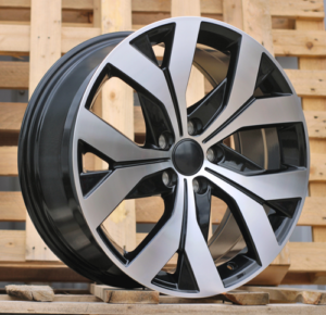 RACINGLINE R18x8 5X112 ET 44 57.1 H617F Black Polished (MB) For VW (Z6) (HYBRID FORGED)