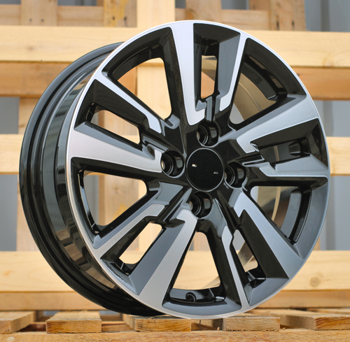 RACINGLINE R15x6 4X100 ET 40 60.1 A5831 Black Polished (MB) For NISS (P)