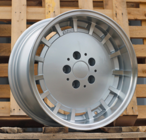 RACINGLINE R16x8 5X112 ET 11 66.6 SW355 Silver+Polished Lip (SP) For MER (P1) (Rear+Front)
