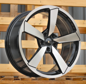 RACINGLINE R19x8.5 5X112 ET 40 66.5 F9781 Black Polished (MB) For AUD (Z3) (HYBRID FORGED)