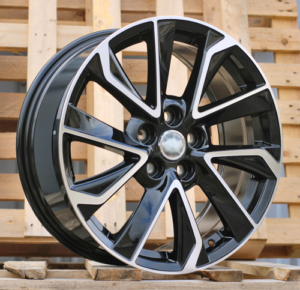 RACINGLINE R17x7 5X114.3 ET 45 60.1 B5463 Black Polished (MB) For TOYOT (L5)