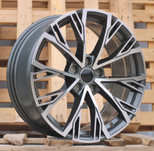 RACINGLINE R18x8 5X112 ET 40 66.5 I5170 (H960F) Grey Polished (MG) For AUD (Z3) (HYBRID FORGED)