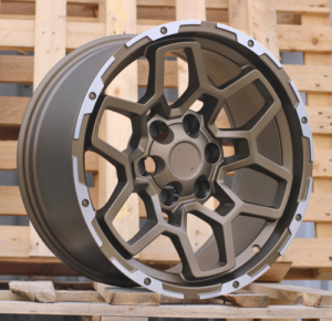 RACINGLINE R18x9 6X139.7 ET 0 106.1 F8720 Bronze+Polished Lip (YYPL) For 4X4 (Z5) (HYBRID FORGED)