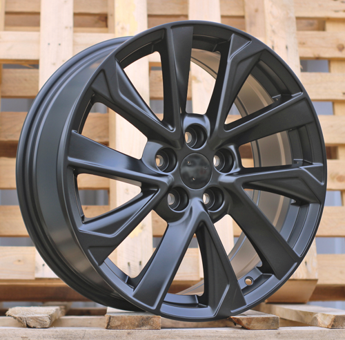 RACINGLINE R18x7.5 5X114.3 ET 40 60.1 B5463 Black Half Matt (BLHM) For TOYOT (P)