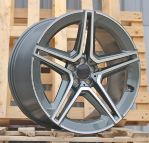 RACINGLINE R22x11.5 5X112 ET 47 66.5 FBX142 (H3067F) Grey Polished (MG) For MER (Z3) (HYBRID FORGED Rear+Front)