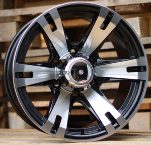 RACINGLINE R16x8 5X139.7 ET 0 110.5 BK311 Black Polished (MB) For 4X4 (L6)