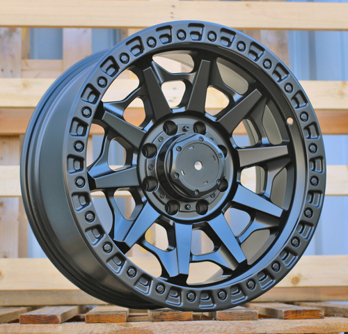 RACINGLINE R20x9 8X165.1 ET 1 130 B1721 Black Half Matt (BLHM) For 4X4 (Z1)