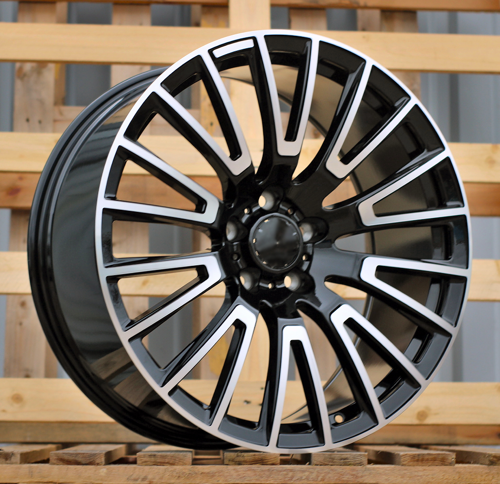 RACINGLINE R22x10 5X130 ET 36 84.1 F1070 (FBX349) Black Polished (MB) For MER (M) (HYBRID FORGED)