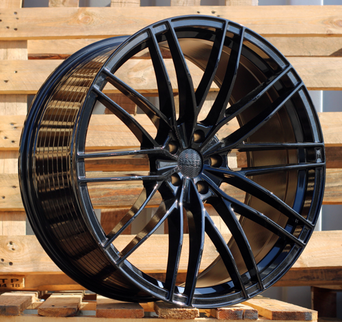 RACINGLINE R19x8.5 5X112 ET 30 66.5 F1995 (YF0417) Black (BL) For AUD (K7) (HYBRID FORGED ABT Style)