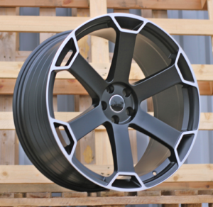 RACINGLINE R22x10 5X112 ET 20 66.5 YF6149 Satin Black (SB) For AUD (K7) (HYBRID FORGED)
