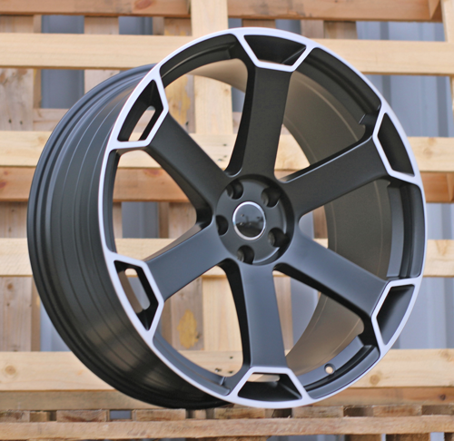 RACINGLINE R22x10 5X112 ET 20 66.5 YF6149 Satin Black (SB) For AUD (K7) (HYBRID FORGED)