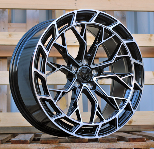 RACINGLINE R20x9 5X112 ET 30 66.6 SCF-Z/FA004 Black Polished (MB) For RACIN (K8) (HYBRID FORGED)