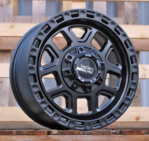 RACINGLINE R17x8 10X120/127 ET 30 71.5 B1375 Black Half Matt (BLHM) For RACIN (Z1)