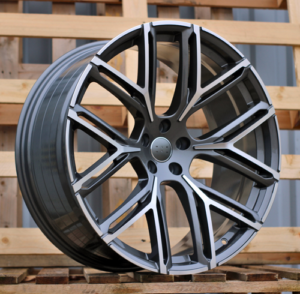RACINGLINE R22x10 5X112 ET 18 66.5 HF736 Grey Polished (MG) For AUD (Z5) (HYBRID FORGED New Model)