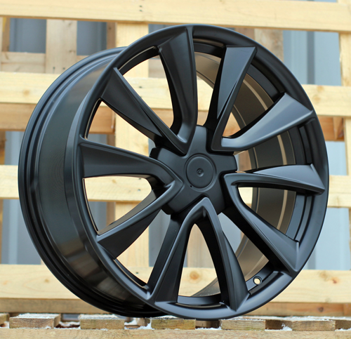 RACINGLINE R19x8.5 5X114.3 ET 40 64.1 B2046 (H3154F) Black Half Matt (BLHM) For TESLA (K8+M) (HYBRID FORGED (Model 3)