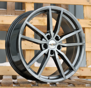 RACINGLINE R19x8 5X112 ET 45 57.1 BK864 (FBX130) Hyper Black (HB) For VW (Z7) (HYBRID FORGED)