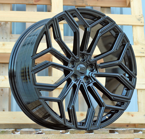RACINGLINE R22x10 5X120 ET 38 72.6 HF5225 Satin Black (SB) For LAND (Z5) (HYBRID FORGED)