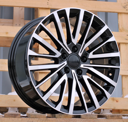 RACINGLINE R18x8 5X120 ET 50 65.1 B1515 (B1515/VW411) Black Polished (MB) For VW (Z1+Z2) (4x4 (1000kg)