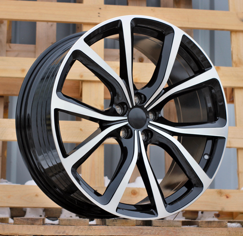 RACINGLINE R20x8.5 5X108 ET 45 63.3 YF5708 Black Polished (MB) For JAGUAR (Z6) (HYBRID FORGED)