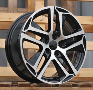 RACINGLINE R17x7.5 5X108 ET 44 65.1 PG534 (BK5516) Black Polished (MB) For PEUG (K2)