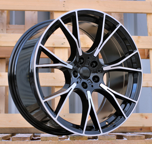 RACINGLINE R19x8.5 5X120 ET 33 72.6 B1617 (IND7046) Black Polished (MB) For  (K7)