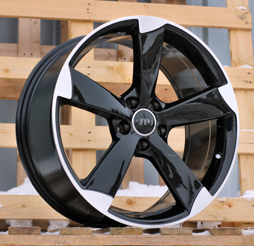 RACINGLINE R19x8.5 5X112 ET 32 66.5 BK217 (BY939) Black Polished (MB) For AUD (Z3)