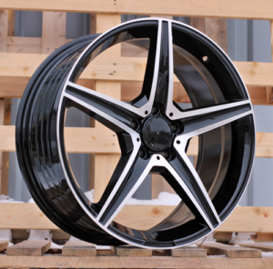 RACINGLINE R19x8 5X112 ET 43 66.6 B5052 (FBX163) Black Polished (MB) For MER (P2) (HYBRID FORGED)