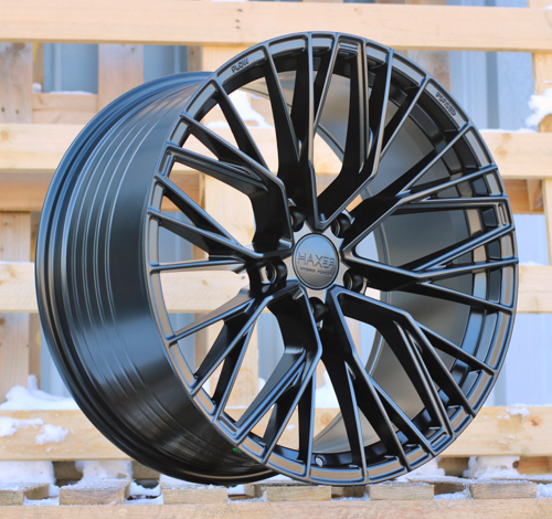 HAXER R20x10 5X114.3 ET 40 73.1 HX024F (F829) Black Half Matt (BLHM) For HAXER (P2) (HYBRID FORGED New Model Rear+Front)