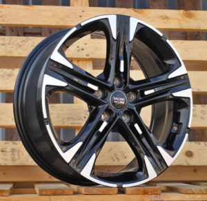 RACINGLINE R18x7.5 5X114.3 ET 50.5 67.1 H3482F Black Polished (MB) For KIA (Z7) (HYBRID FORGED)