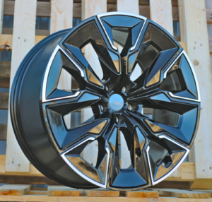 RACINGLINE R21x10.5 5X112 ET 44 66.5 H3447F Black Polished (MB) For  (K3) (HYBRID FORGED Rear+Front)