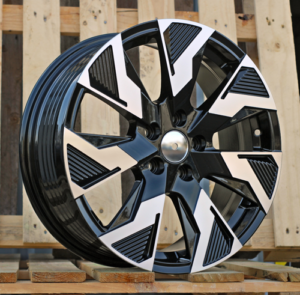 RACINGLINE R17x7 5X108 ET 46 65.1 IN3521F Black Polished (MB) For RACIN (M) (HYBRID FORGED (max 1250kg)