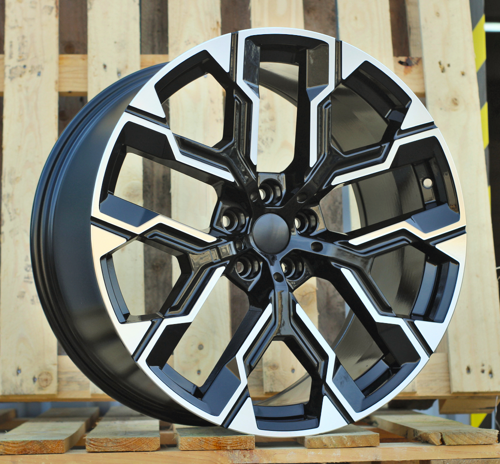 RACINGLINE R20x10.5 5X112 ET 44 66.6 3S1318 Black Polished (MB) For  (M) (NEW X3 IV (G45/G48) HYBRID FORGED Rear+Front)