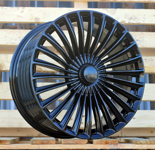 RACINGLINE R19x9.5 5X112 ET 45 66.6 FBX202 Gloss Black (GB) For MER (P1) (HYBRID FORGED)