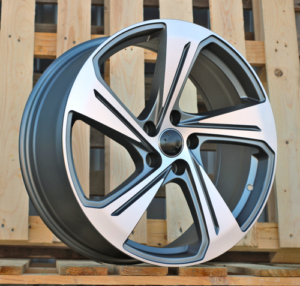 RACINGLINE R18x8 5X112 ET 35 66.5 YS1270 (FBX340) Grey Polished Matt (MGM) For AUD (K3) (HYBRID FORGED)