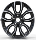 RACINGLINE R17x7.5 5X112 ET 45 57.1 H593 Black Partial Polished (BP) For SKODA (K3)