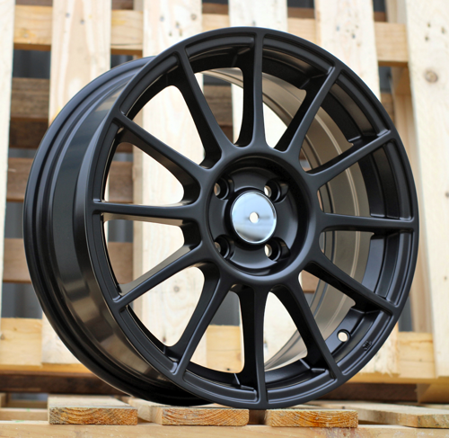 RACINGLINE R16x6.5 4X98 ET 35 58.1 Y1208 Black Half Matt (BLHM) For FIAT (D1) (ABARTH)