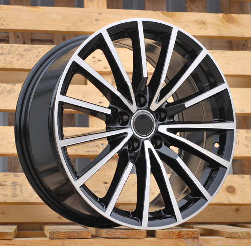RACINGLINE R18x8 5X112 ET 31 66.5 B5246 Black Polished (MB) For AUD (K4)