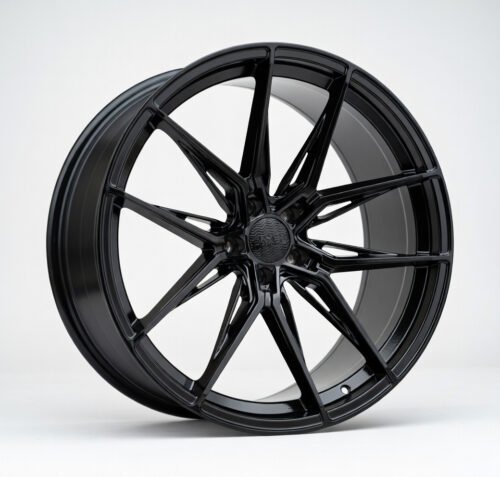 IMG_7149 HAXER R20x9 5X115 ET 20 71.5 HX036 Black (BL) For HAXER (K4) (Rear+Front)